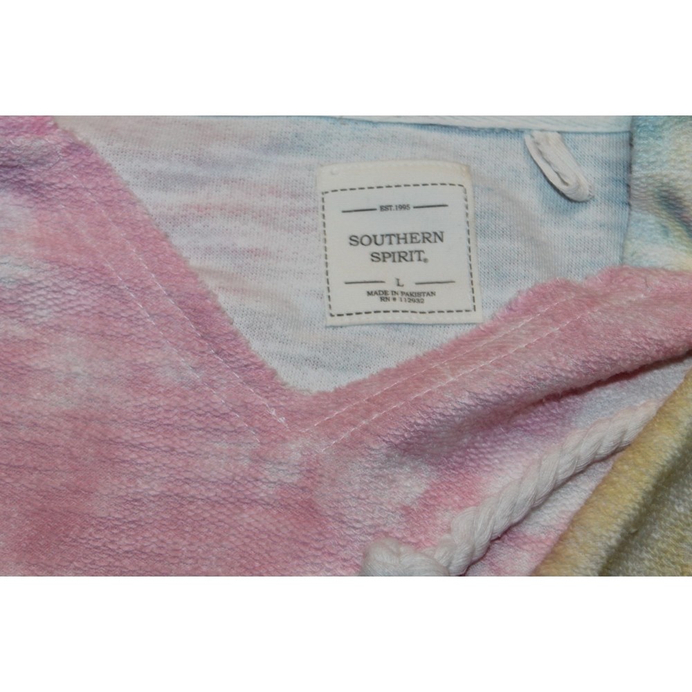 Unique Destination Destin Florida Summer Paradise Tie-Dye style Hoodie Size L - Picture 7 of 8